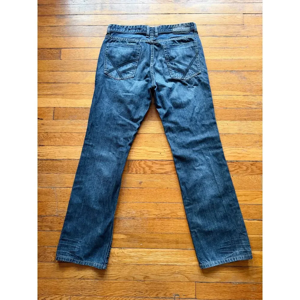 KENNETH COLE Reaction Straight Distressed Jeans Mens sz 32/32